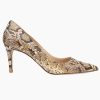 Pelle Moda - Lizel Mid Heel - Natural - Snake Print