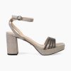 Pelle Moda - Aliana Platform - Pewter